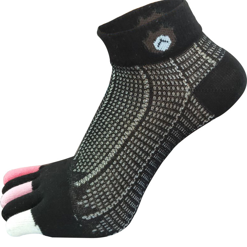 Toe Socks Ultra-thin Breathable Ladies Mesh Glass Silk Five-finger Cotton Sock 